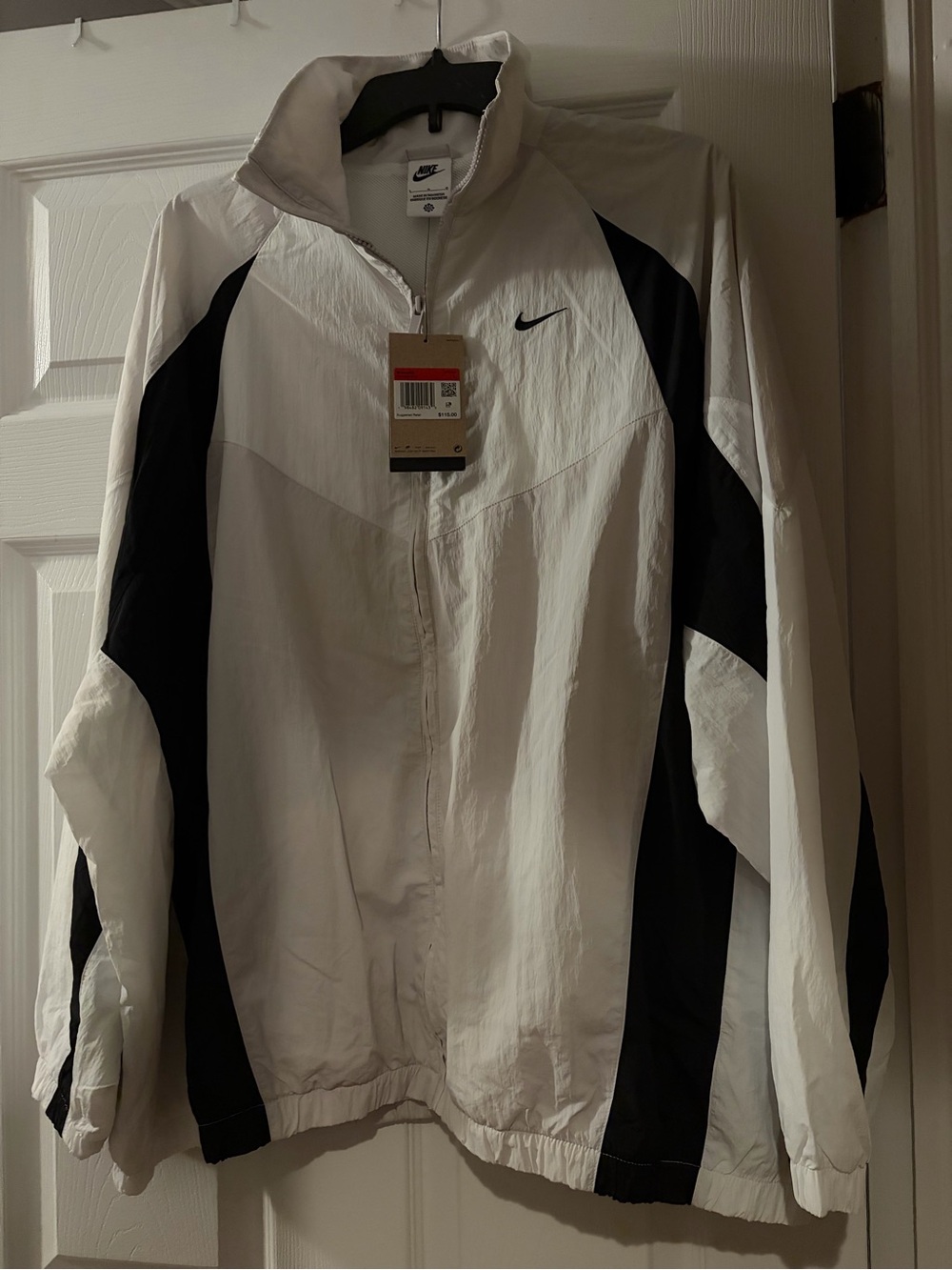 Nike Women’s White & Black Track Jacket